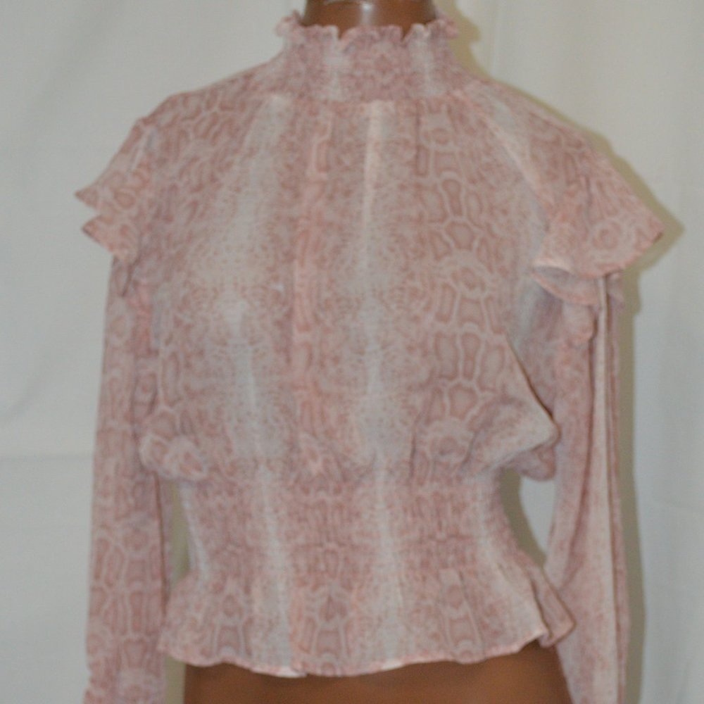 Sheer junior's blouse
